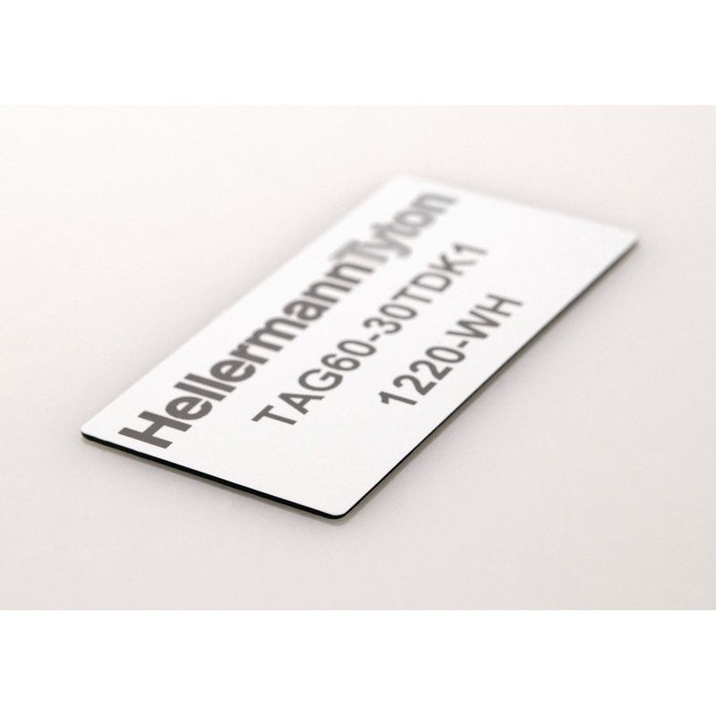 HellermannTyton - Kennzeichnungsmaterial Etiketten TAG#596-00568 VE1000 45-25TDK1-1220-WH