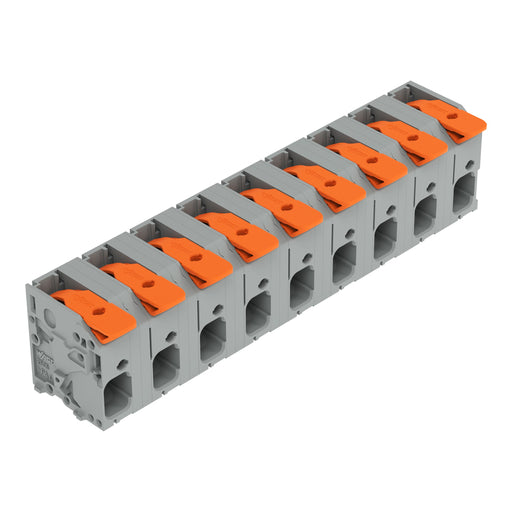 WAGO - Leiterplattenklemme Hebel 2606-1359 6mm²,grau − 24 Stück