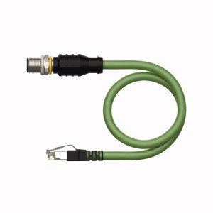 Turck - Rundsteckverbinder, feldkonfektionierbar (Industriesteckverbinder) Verbindungsleitung RSSD-RJ45S-4422-50M − 1 Stück
