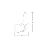 Brumberg Leuchten - Decken-/Wandleuchte Wandleuchte 50801020 E14 chrom 1x40W max
