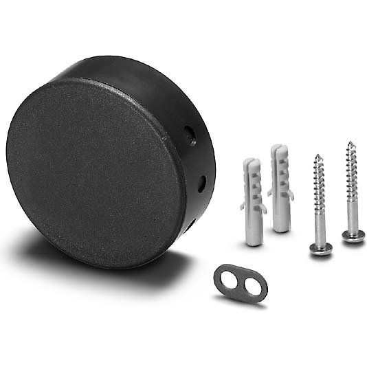 Houben - Mechanisches Zubehör/Ersatzteile für Leuchten Deckenverteiler 990122 Pressstoff, schwarz