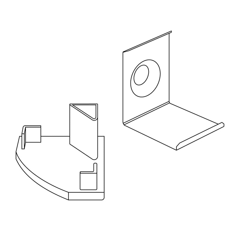 Nobile - Zubehör/Ersatzteile für Lichtschlauch/-band Ersatzkit f. Alu Eckprofil 5011146809 grau − 1 Stück