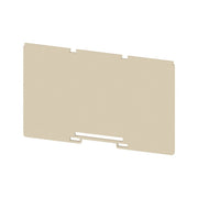 Weidmüller - Abschluss- und Zwischenplatte für Reihenklemme Trennwand WTW160X100WF10/WF12 160mmx100mm − 20 Stück