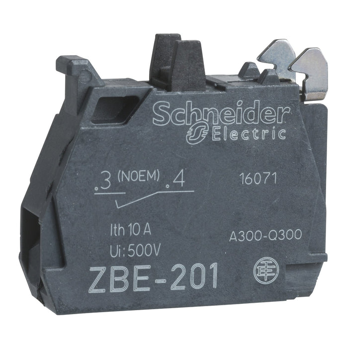 Schneider Electric - Hilfsschalterblock Hilfsschalterblock ZBE1016P 1S vergold.+staubd.  − 1 Stück
