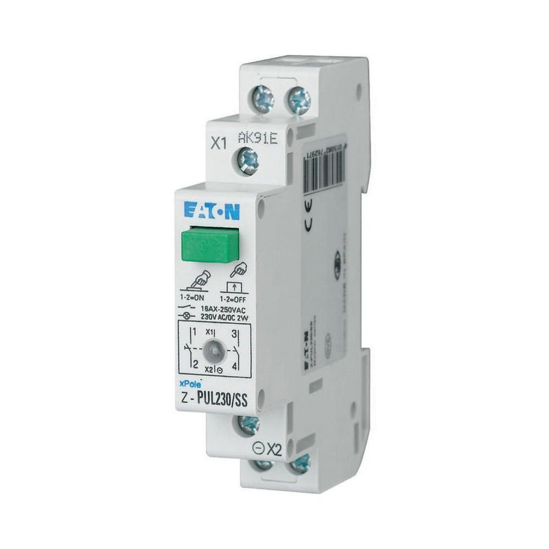 Eaton - Taster für Reiheneinbau Taster mit LED Z-PUL230/SS − 2 Stück