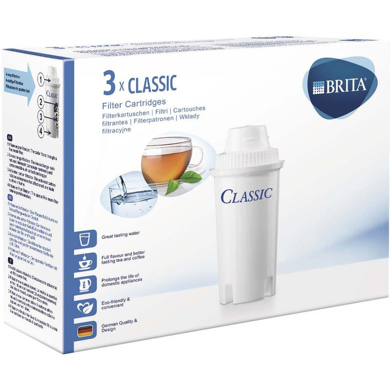 Brita - Zubehör/Ersatzteile für Kleingeräte Wasserfilter-Kartusche Classic Pack 3