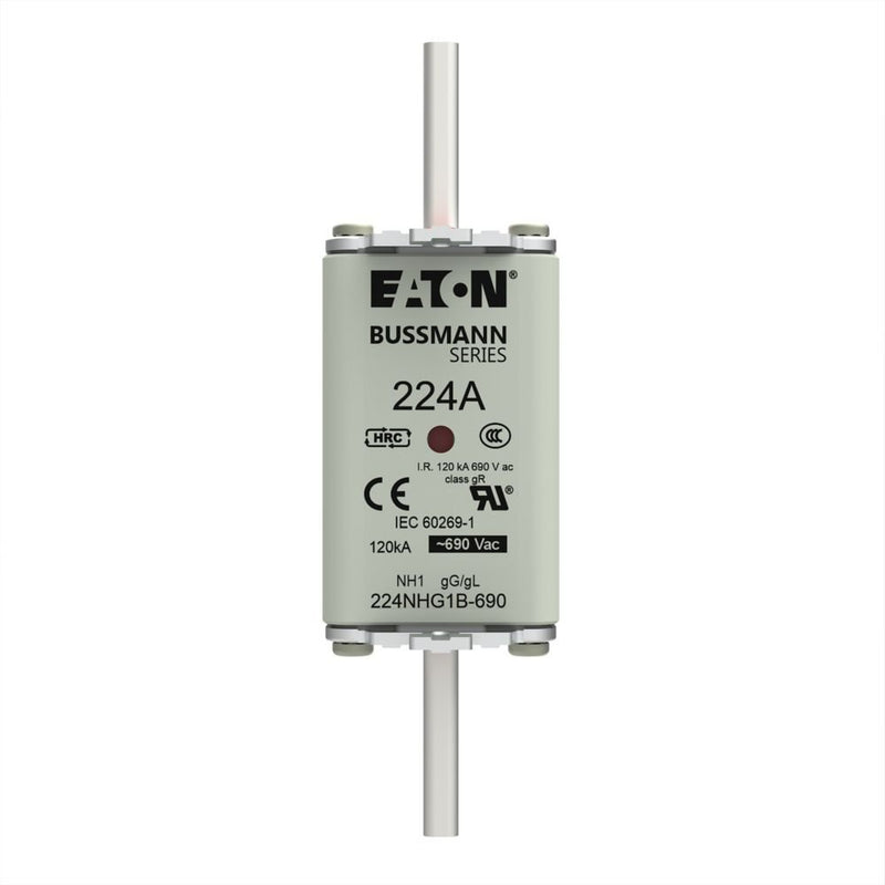 Eaton - Messersicherung Sicherungseinsatz Nieders. 224NHG1B-690 224A AC 690V 120kA − 3 Stück
