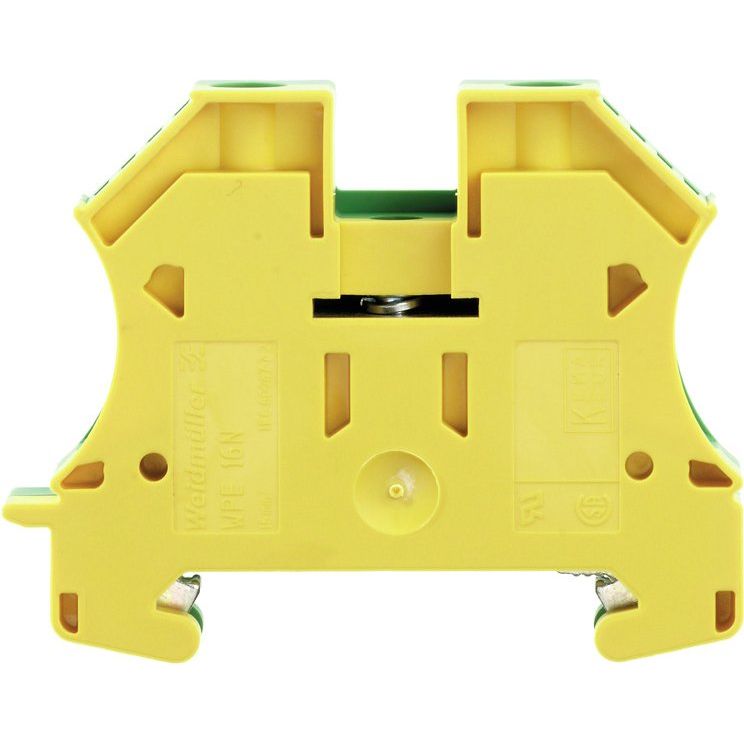 Weidmüller - Schutzleiter-Reihenklemme Schutzleiterklemme WPE 16N 56x12x47mm