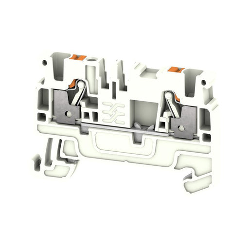 Weidmüller - Schutzleiter-Reihenklemme Klemme A2C 2.5 FE WT PUSH IN, 2.5 mm² − 50 Stück