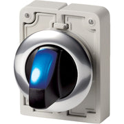 Eaton - Frontelement für Wahlschalter Leuchtwahltaste RMQ-Titan M30C-FWLKV-B rastend Knebelgriff