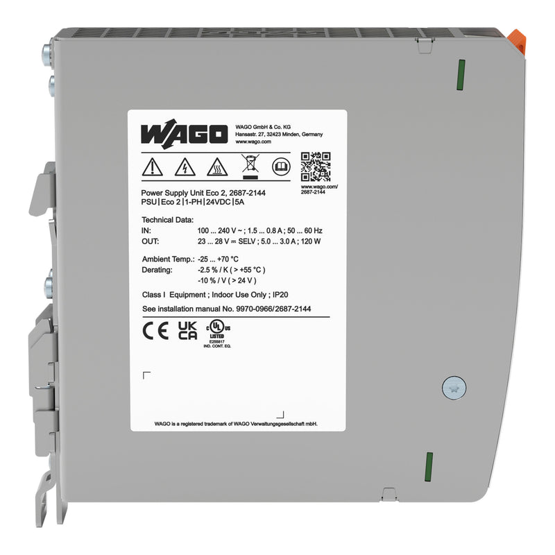 WAGO - Gleichstromversorgung Stromversorgung 2687-2144 Eco 2,1-phasig