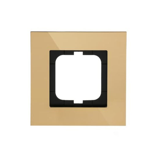 Busch-Jaeger - Abdeckrahmen Rahmen 1-fach 1721-823-101 gold, carat − 1 Stück by Busch-Jaeger
