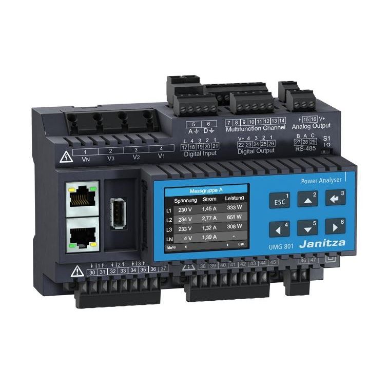 Janitza Electronic - Kombimessgerät Modular erweiterbarer 5231003 Netzanalysator