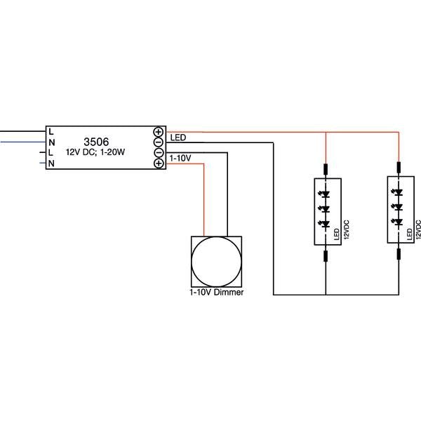 Brumberg Leuchten - LED-Betriebsgerät LED-Konverter 00003506 20W 12VDC