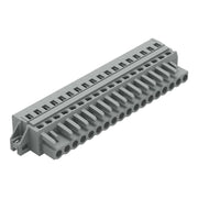 WAGO - Kabelsteckverbinder für Leiterplattensteckverbinder 1-Leiter-Federleiste 231-118/027-000 CAGECLAMP,2,5 mm²,gr − 10 Stück