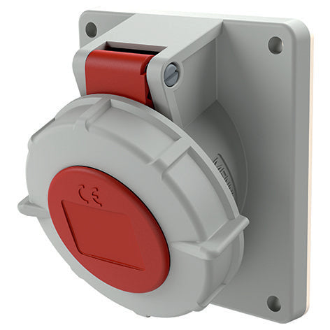 Mennekes - CEE-Anbausteckdose (IEC 60309) Anbaudose TwinContact 1704 16A,4p,6h,400V,IP67