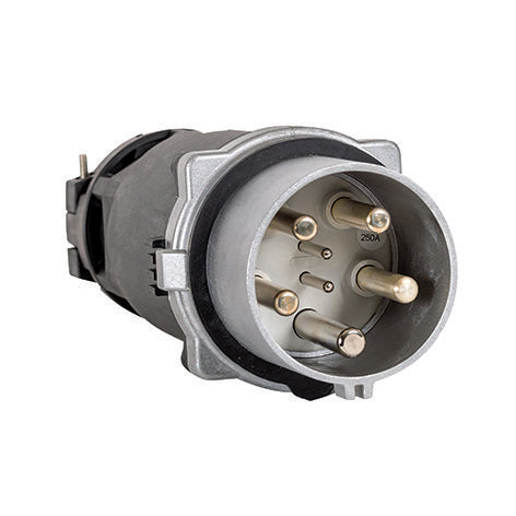 Mennekes - Hochstrom-Rundsteckvorrichtung Stecker 250A4p6h 400V IP67 75312 − 1 Stück
