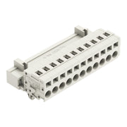 WAGO - Kabelsteckverbinder für Leiterplattensteckverbinder 1-Leiter-Stiftleiste 721-611/018-000 CAGECLAMP,2,5mm²,lgr − 25 Stück