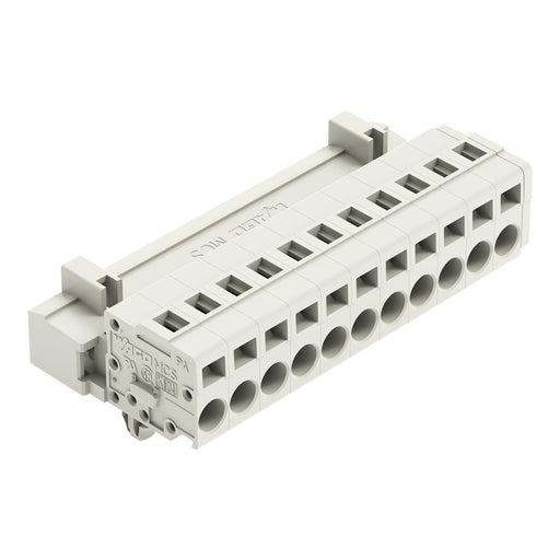 WAGO - Kabelsteckverbinder für Leiterplattensteckverbinder 1-Leiter-Stiftleiste 721-611/018-000 CAGECLAMP,2,5mm²,lgr − 25 Stück