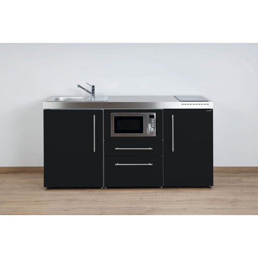 Stengel - Mini-Küche Miniküche Premiumline MPMSM170KSMWIKFreBlS Schwarz matt