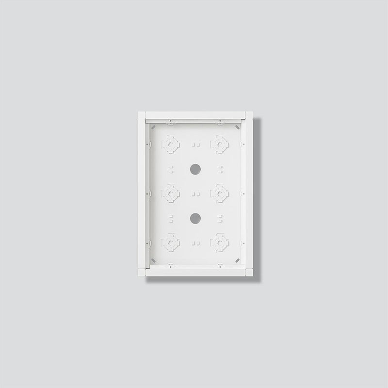 Siedle&Söhne - Montageelement für Türstation Gehäuse-Aufputz GA 612-3/2-01 W Weiß