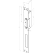 Assa Abloy effeff - Elektrischer Türöffner 24E----02135D11 Edelstahl