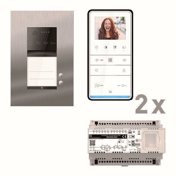 TCS Tür Control - Türsprech-Set video:pack AVU600102 PVUF021/001 IVW6511 2WE UP