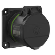 Walther Werke - CEE-Anbausteckdose (IEC 60309) CEE NEO Anbaudose gerade FW411510CC 16A 5P 10h IP54 − 10 Stück