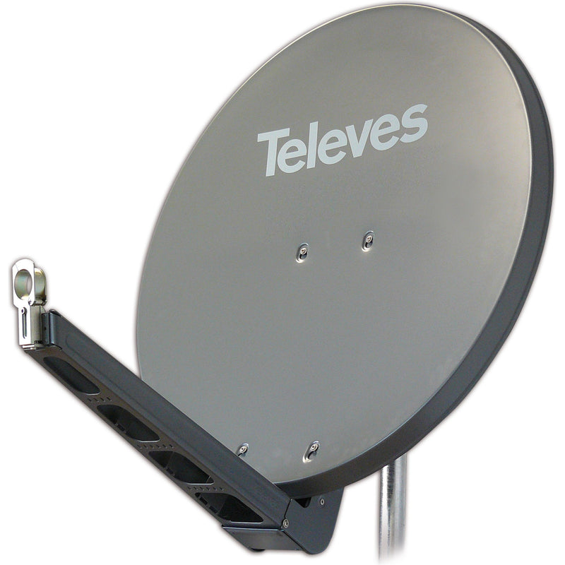 Televes - Satellitenantenne QSD-Line Offset Reflektor S85QSD-G 85x95cm Ral7011