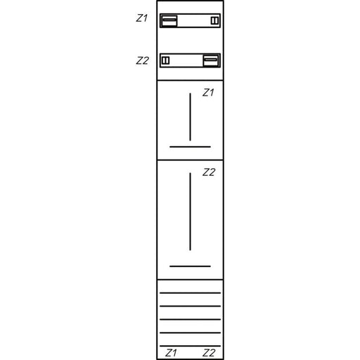 Eaton - Zähler-Komplettschrank Zählerfeld ZSD-Z19A0574