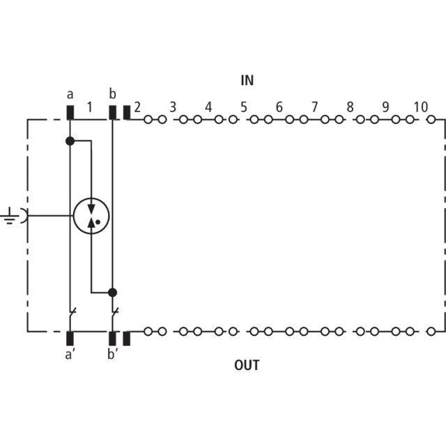 DEHN - Blitzstromableiter für Informations-/MSR-Technik Blitzstromableiter DRL 10 B 180 DEHNrapid LSA f.10DA