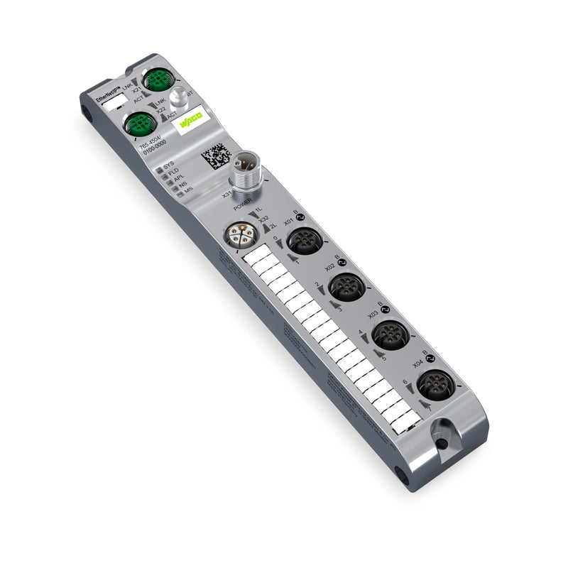 WAGO - Feldbus, Dez. Peripherie - Funktions-/Technologie-Modul Anschlussblock 765-4504/100-000 4-Port-IO, EtherNet