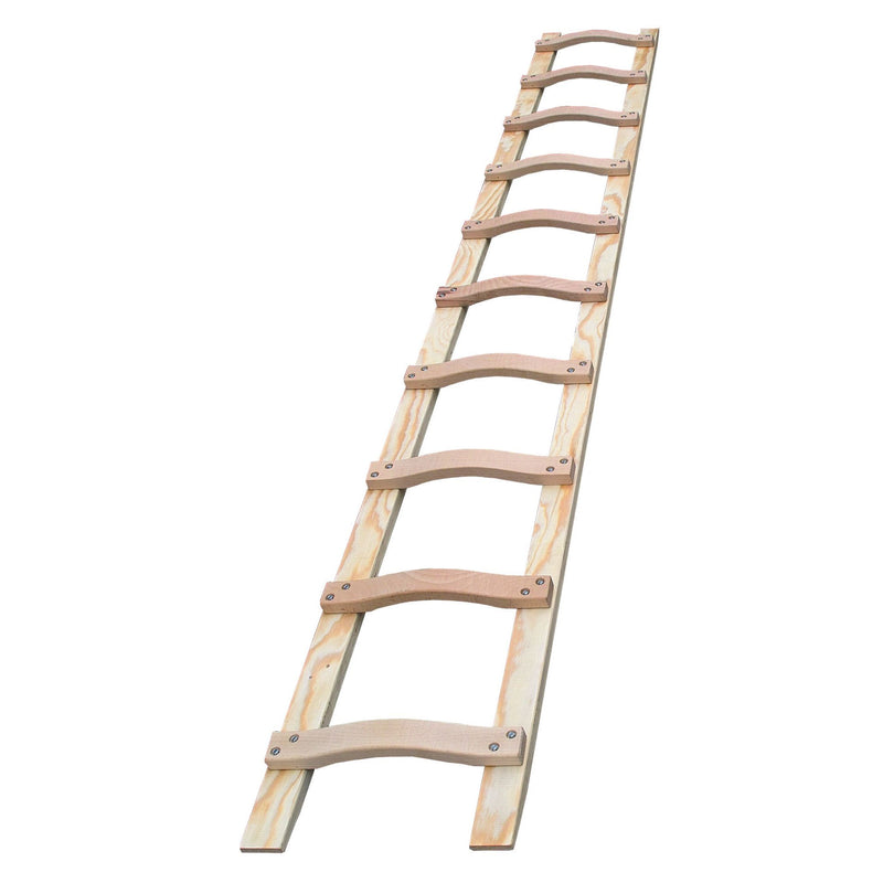ILLER-LEITER - Sprossenleiter Holz-Dachauflegeleiter 85116 16 Sprossen 4,5m