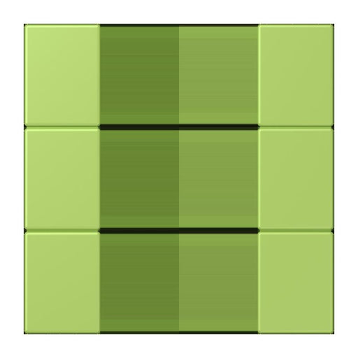 Jung - Abdeckung/Bedienelement für Installationsschalterprogramme Tastensatz 3fach LC 503 TSA 221 vert clair