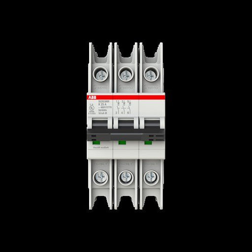 ABB Stotz S&J - Leitungsschutzschalter Sicherungsautomat SU203MR-K25 10kA, 25A, 3P, RTT