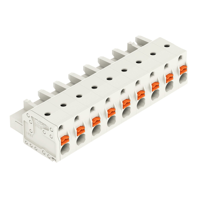 WAGO - Kabelsteckverbinder für Leiterplattensteckverbinder 1-Leiter-Federleiste 2721-209/026-000 Push-inCAGECLAMP,lgr − 25 Stück