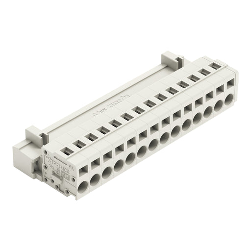 WAGO - Kabelsteckverbinder für Leiterplattensteckverbinder 1-Leiter-Stiftleiste 721-614 CAGECLAMP,2,5mm²,lgr − 25 Stück