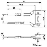 Phoenix Contact - Zubehör/Ersatzteile für Industriesteckverbinder HEAVYCON D-Bus-Connector HC-D 4-BU-2BUS