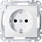 Merten - Steckdose SCHUKO-Steckdose pws MEG2302-0419 mit Schriftfeld