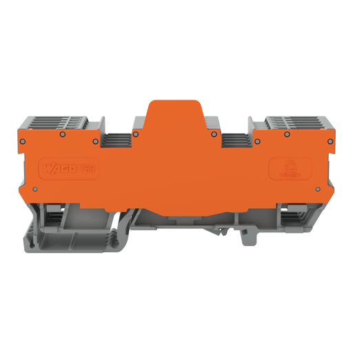 WAGO - Durchgangs-Reihenklemme 2-Pin-Basisklemmenblock 769-163/769-313 grau − 5 Stück
