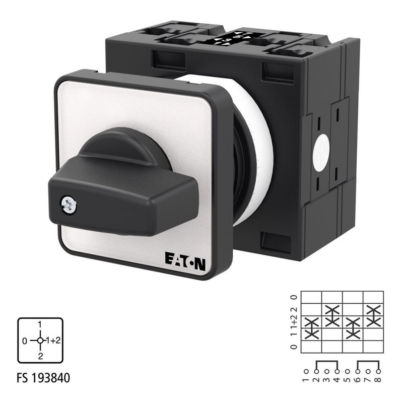 Eaton - Lastschalter Stufenschalter T3 32A T3-2-15114/E 32A Einbau rastend