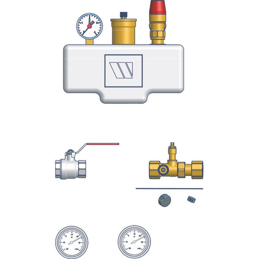 Bosch Thermotechnik - Zubehör/Ersatzteile für Wärmepumpe Solekreissystempaket NR1123