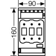Hensel - Sicherungslasttrennschalter NH-Lasttrennschalter NH RT 00C Gr.00C