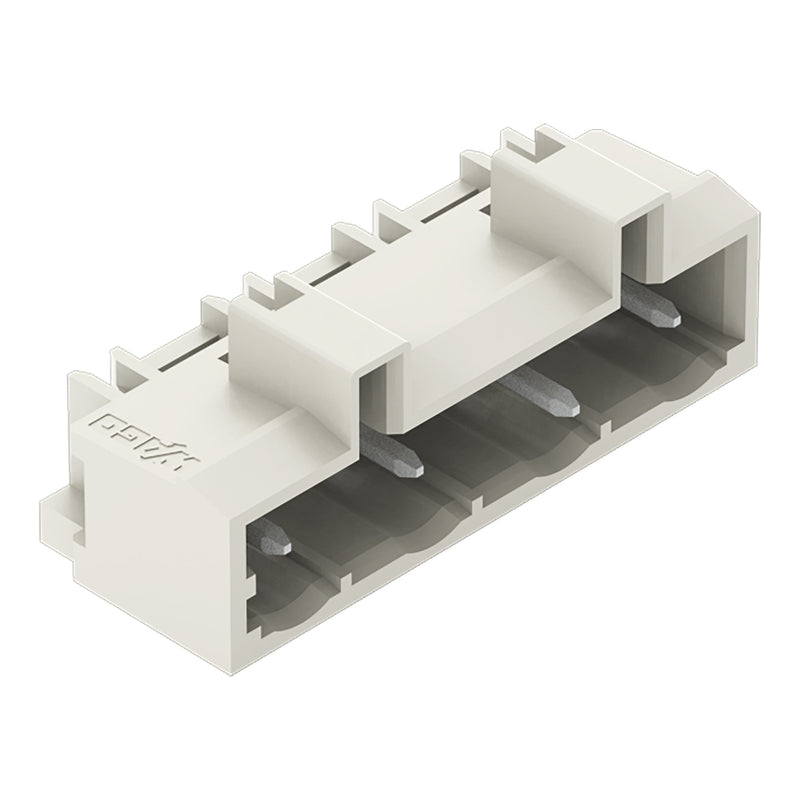WAGO - Leiterplattensteckverbinder THT-Stiftleiste Lötstift 721-834/001-040 1,0x1,0,abgew.,lgr − 100 Stück