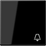 Jung - Abdeckung/Bedienelement für Installationsschalterprogramme Wippe Symbol KLINGEL sw A 590 K SW für Taster