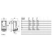 Bals Elektrotech - CEE-Steckdose abschaltbar, abgesichert (IEC 60309) Wandsteckdose GT abgesich. 1503 16A 5p 400V 6h IP67