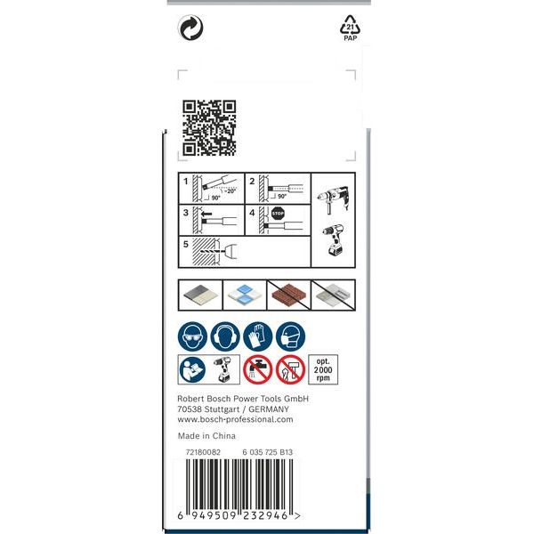 Bosch - Bohrkronenset PRO Ceramic dry 2607011626 Bohrer-Set 6 x 66 6