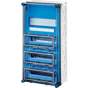 Hensel - Installationskleinverteiler Automatengehäuse Mi 1443 36TE m.3Klappdeckeln − 1 Stück by Hensel
