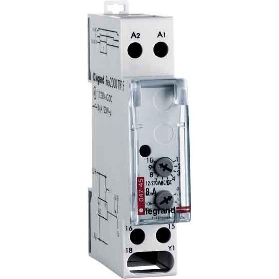 Legrand - Zeitrelais Installationstechnik für Reiheneinbau Zeitrelais analog Legrand 004741 Rückfallverzögert