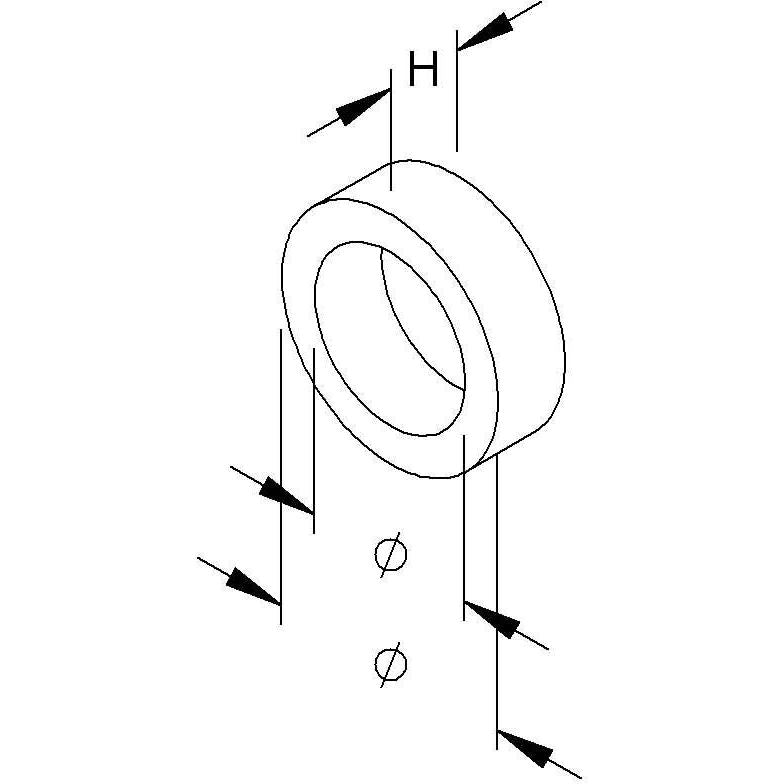 HKL - Dichtring, flach Dichtring DIN46320 Pg7 744/07 − 100 Stück